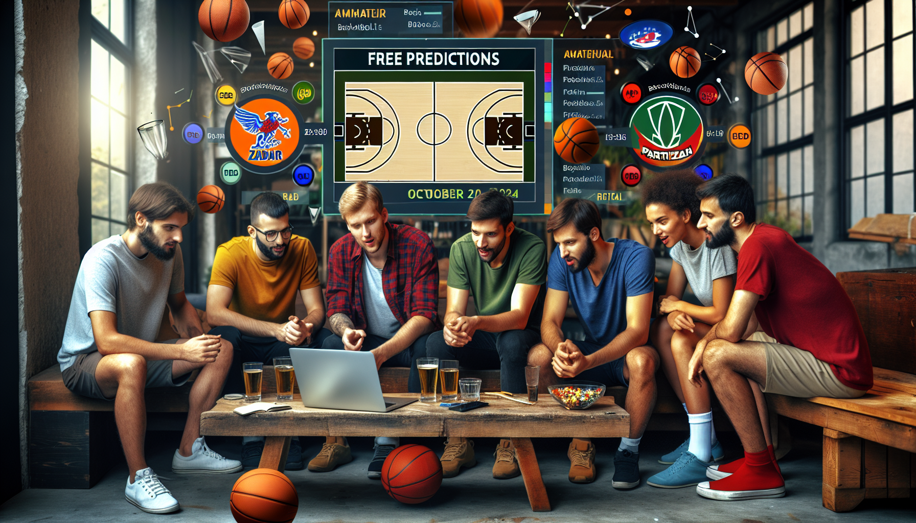 Analyse gratuite du pronostic pour le match Zadar contre Partizan en ABA League du 20 octobre 2024