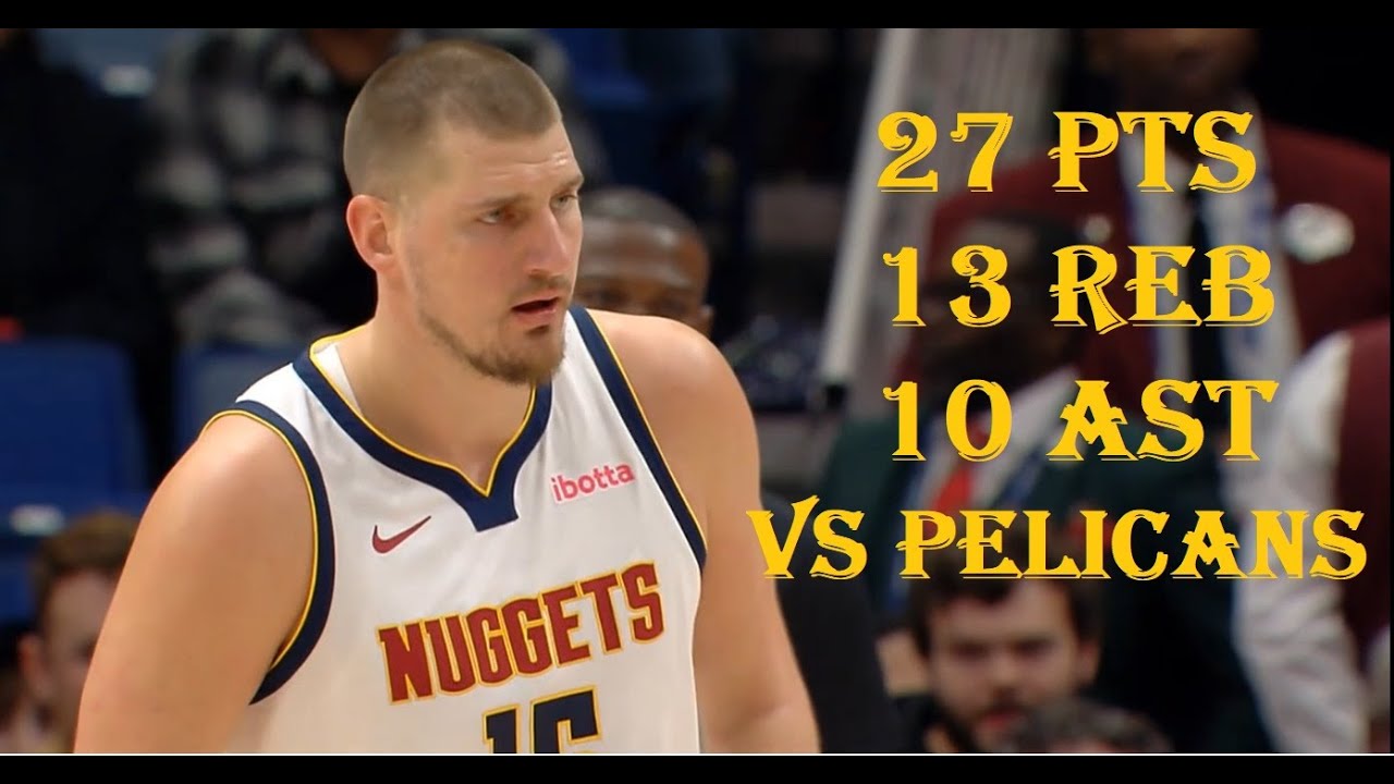 découvrez le duel passionnant entre nikola jokic et les pelicans. analyse, statistiques et moments forts d'un match captivant qui oppose l'un des meilleurs pivots de la nba à une équipe ambitieuse. ne manquez pas cette rencontre explosive qui promet du spectacle !