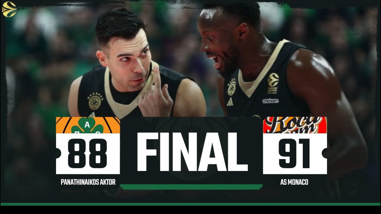 analyse et pronostic pour le match Monaco contre Panathinaikos BC en EuroLeague