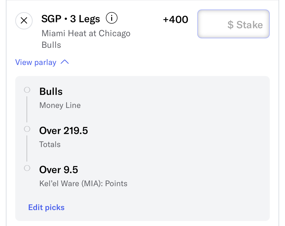 prévisions pour le match Chicago Bulls contre Miami Heat en NBA